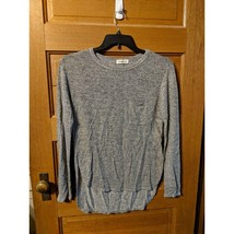 GINGER G Gray Sweater Sz Medium M Lightweight Long Sleeve Womens - £11.95 GBP