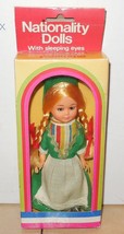 Vintage Nationality Dolls Ireland Doll In Box W Sleepy Eyes Moveable - £18.31 GBP