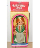 Vintage Nationality Dolls Ireland Doll In Box W Sleepy Eyes Moveable - $23.79