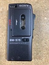 Sony BM-575 Handheld Micro Cassette Dictator BROKEN for parts - $12.19