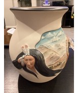 Vintage Native American Southwest Art Pottery Vase Signed Nandi ! - €50,36 EUR