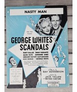 George White&#39;s Scandals &quot;Nasty Man&quot; Sheet Music + Lyrics 1934 Movietone ... - £5.52 GBP