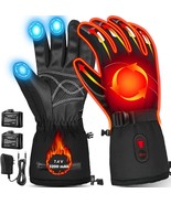 Heated Gloves for Men Women,Rechargeable Heated Gloves 7.4V 3200mAh (Siz... - £30.36 GBP