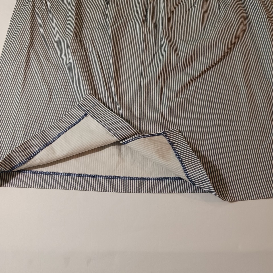Lane Bryant Womens Gray Cotton Blend Stripes Waist Self Tie String Skirt Size 26 Item image 9