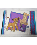 Vintage Disney The Lion King Standard Pillow Case 20x26 Simba Nala Timon... - £14.99 GBP