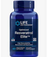 Life Extension Optimized Resveratrol Elite 60 VegCaps - $25.25