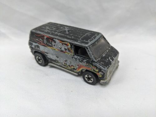 Vintage 1974 Hot Wheels Black Van With and similar items