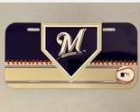Milwaukee Brewers MLB Baseball Vibrant Retro Plastic License Plate Wall ... - £5.44 GBP