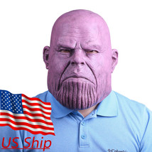 Thanos Realistic Face Mask Avengers 3 Infinity War Replica Prop Mask - £32.47 GBP