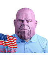 Thanos Realistic Face Mask Avengers 3 Infinity War Replica Prop Mask - £31.45 GBP