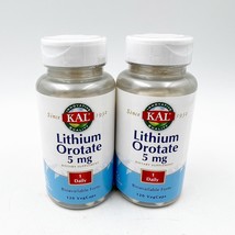X2 kal Lithium Orotate 5 mg Bioavailable Form 120 vegcaps ea EXP 5/25 - $24.99