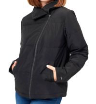 zuda Moto Packable Puffer Jacket- BLACK, MEDIUM - $34.65