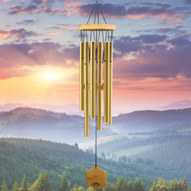 Wind Chimes for outside - 29&quot; Bronze Wind Chime Outdoor, Zen Garden Chim... - £31.82 GBP