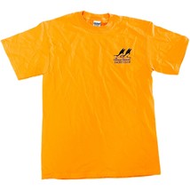 St George Island Yacht Club Medium Short Sleeve T Shirt Orange Florida Retro - £8.81 GBP