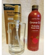 GROVE CO DISH SOAP DISPENSER &amp; Hydrating Hand Soap SPICED BERRY 13oz NEW - $19.99