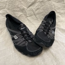 Skechers Comfort Black Slip Ons 21140 Biker’s Dream Come True Women Size 7.5 - $13.96