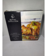 ROYAL DOULTON 2 PIECE MULTI PURPOSE ROASTER BAKEWARE 10.6&quot;  3.17qts NEW ... - $373.95 MXN