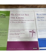 He Could See The Cross-I Was On His Mind Sheet Music Word Christian Chur... - $7.43