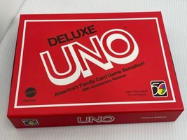 Deluxe UNO America’s Family Card Game Sensation - 50th Anniversary Reissue - NEW - £7.85 GBP