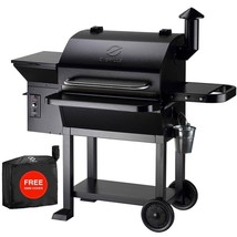 Z Grills Wood Pellet Grill and Smoker 1060 sq. in. In Black Yard Cooking New - £286.55 GBP
