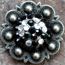 4 Conchos Rhinestone Horse Saddle Western Rodeo Bridle Berry CO154 - $21.77