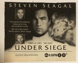 Under Siege Vintage Tv Guide Print Ad Steven Seagal Tommy Lee Jones TPA24 - £4.63 GBP