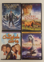 4 Teen Kid Child DVDs Lot Cheetah Girls Percy Jackson Water Horse Derby Stallion - $7.99