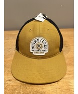 Quiksilver Dawned Trucker Hat Blue Gold WV SnapBack  NEW Tags - $40.60 CAD