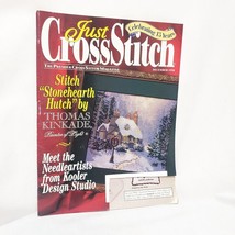 Just Cross Stitch Magazine Patterns Dec 1998 Thomas Kinkade Christmas Kooler - £12.65 GBP