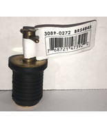 1 New 1” Brass Twist Drain Tube Plug by Invincible Marine Fishing Boat B... - $4.00 CAD