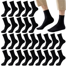 12 Pairs Quarter Ankle Crew Socks for Men Breathable Cushion Athletic Socks C... - £16.41 GBP