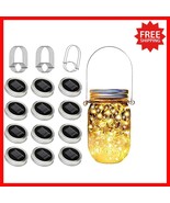 Versatile Outdoor Solar Jar Lid Lights – 30 LED Decorative Hanging Lights - $66.10 CAD