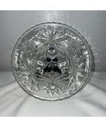 Vintage Anchor Hocking Early American Star of David Clear Crystal 3 Foot... - $25.96 CAD