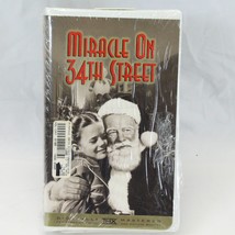Miracle on 34th Street VHS Black And White 50th Anniversary Edition SEALED - $64.67