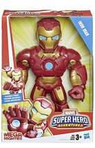 Playskool 10in. Marvel Super Hero Adventures Mega Mighties Iron Man - £15.98 GBP