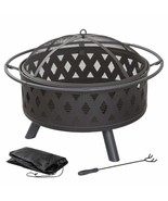 Outdoor Fire Pit Wood Burning Fireplace  Backyard Camping Durable Grill ... - $3,505.62 MXN