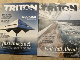 Set Of 2 Triton Feb 2022 &amp; Triton Feb 2023 Back Issue Magazine - £19.80 GBP