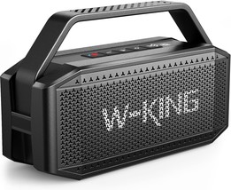 W-King Bluetooth Speakers, 60W Rms (80W Peak) Portable Wireless Loud, Eq. - £93.16 GBP