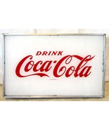 1950&#39;s Drink Coca-Cola Coke Advertising Lighted Sign Price Brothers Inc.  - £178.27 GBP