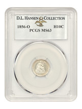1856-O H10C Pcgs MS63 Ex: D.L. Hansen - £813.99 GBP