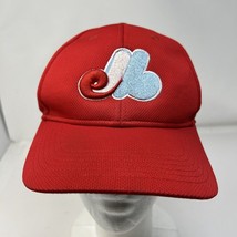 Montreal Expos Snapback Hat Cap OC Sports Red Embroidered Logo - £13.28 GBP