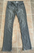 uniqlo jeans gray straight leg women size 6 - £17.97 GBP