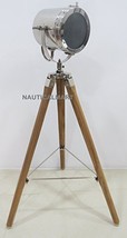 NauticalMart Designer Search Light With Wooden Tripod Stand - £77.48 GBP