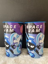 Looney Tunes Space Jam 22oz. Plastic Tumbler Party Cups Set/2 Reusable NEW - £7.58 GBP