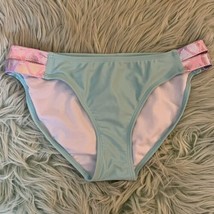 Glitter Beach Girls Bikini Swimsuit Bottoms Size 16 Blue Pink Shimmer St... - £11.59 GBP