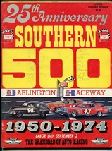 Darlington Raceway-Southern 500-NASCAR Race Program 9/2/1974-Waltrip-Petty-VG - £81.31 GBP