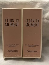 CALVIN KLEIN Eternity Moment EDP Spray 1.0 oz NIB 2 Units - $29.95