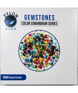 Gemstones - Color Conundrum Series - 1000 Piece Puzzle Pylon Blue New Se... - £7.86 GBP
