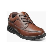 Nunn Bush Cam Moc Toe Oxford Work Shoes Cognac Tumbled 84694-222 image 14