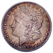 1885 $1 Silver Morgan Dollar in Choice BU Condition, Excellent Eye Appeal - £57.08 GBP